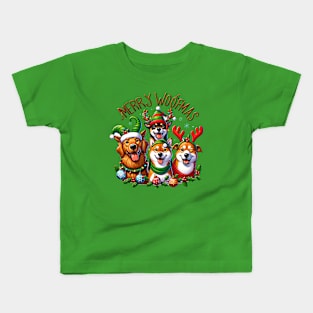 Wonderful Woofmas Kids T-Shirt